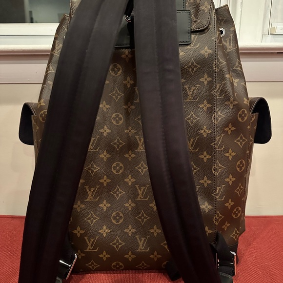 LV Christoper MM (Monogram Macassar) Bookbag - Picture 2 of 9